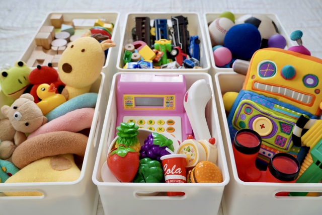 子どものおもちゃ片付け